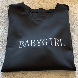 Oversized Babygirl pullover